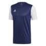 camiseta-manga-corta-adidas-padel-tennis-adidas-estro-19-azul-oscuro-blanco-dp3232-rg-bikes-silleda
