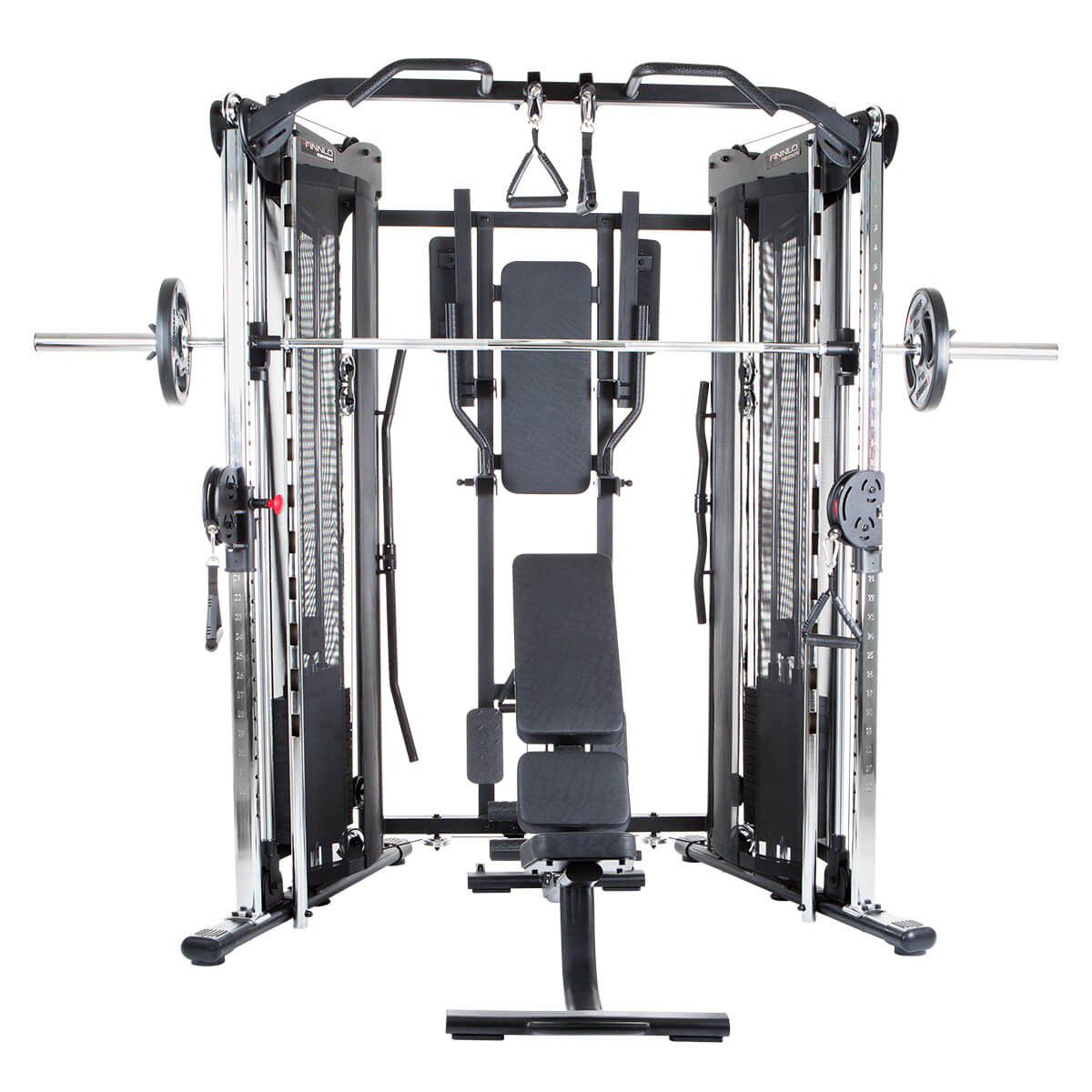 Máquina Multiestación Home Gym con módulo de banco para