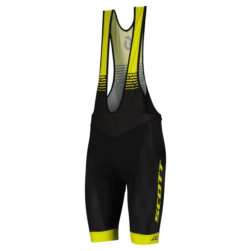 MS RC TEAM ++ NEGRO AMARILLO CULOTTE CORTO CON TIRANTES SCOTT 288693