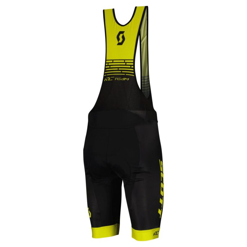 MS RC TEAM ++ NEGRO AMARILLO CULOTTE CORTO CON TIRANTES SCOTT 288693 - Imagen 2