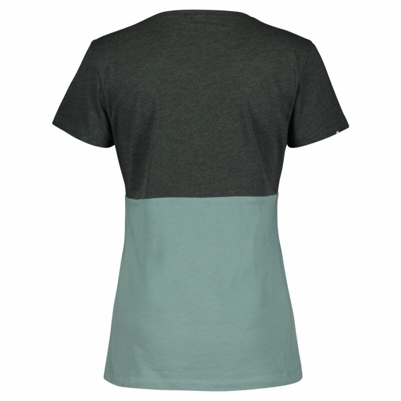 WS CASUAL CONTESSA GRIS / VERDE MENTA CAMISETA MANGA CORTA CHICA SCOTT CASUAL 289276 - Imagen 2