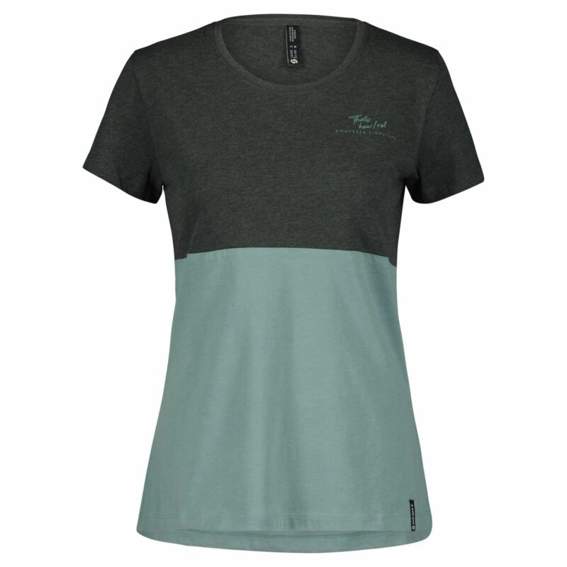 WS CASUAL CONTESSA GRIS / VERDE MENTA CAMISETA MANGA CORTA CHICA SCOTT CASUAL 289276