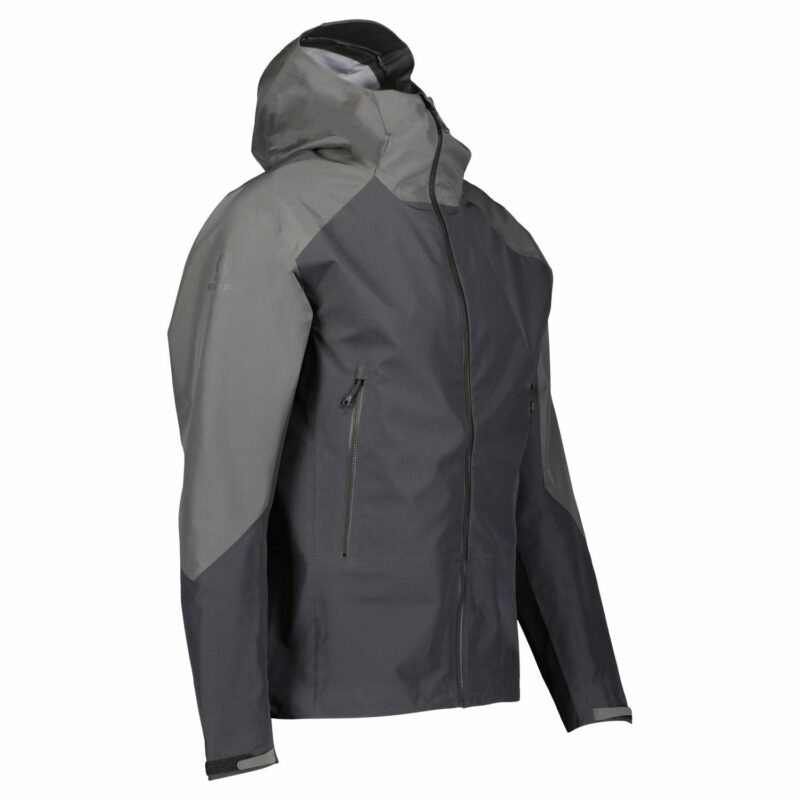 EXPLORAIR LIGHT DRYO 3L NEGRO / GRIS CHAQUETA IMPERMEABLE TRAIL RUNNING SCOTT 289314 - Imagen 2