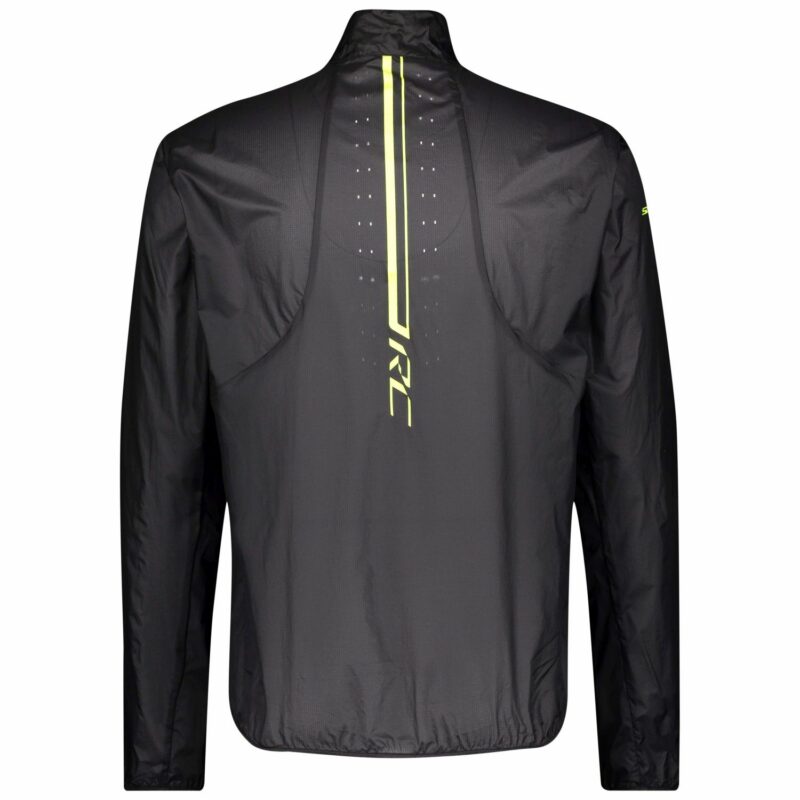 RC RUN WB NEGRA AMARILLA CHAQUETA CORTAVIENTOS TRAIL RUNNING SCOTT 280247 - Imagen 2