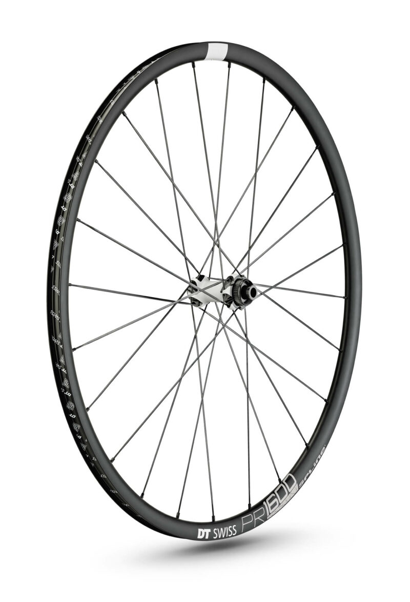 PR 1600 DB23 DISC 700c (29″) 18mm (Freno Disco) SPLINE BLACK PERFIL 23mm RUEDAS ROAD DT SWISS