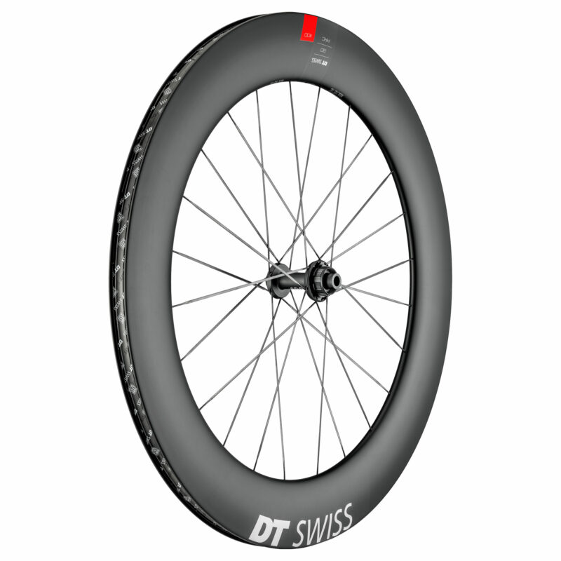 ARC 1100 DB80 DISC 700c (29") 20mm DICUT (Freno Disco) CARBON PERFIL 80 RUEDAS AERO DT SWISS - Imagen 2