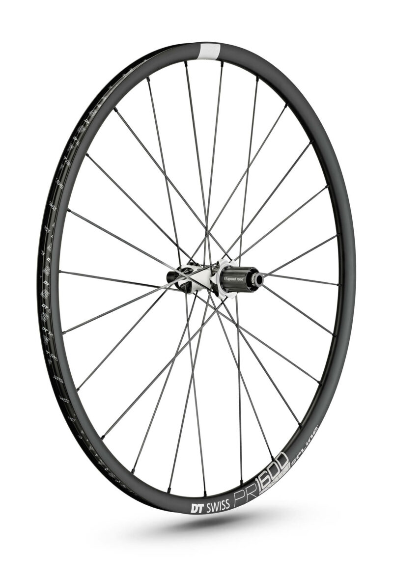 PR 1600 DB23 DISC 700c (29″) 18mm (Freno Disco) SPLINE BLACK PERFIL 23mm RUEDAS ROAD DT SWISS - Imagen 2