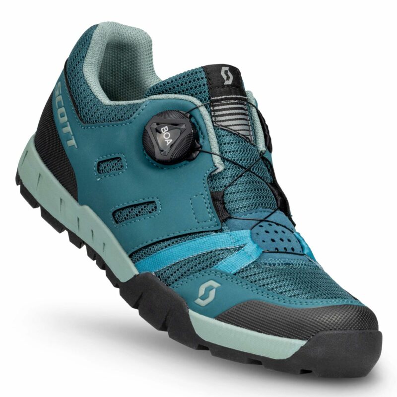 CRUS-R FLAT BOA SPORT LADY AZUL PETROL / VERDE MINT ZAPATILLAS MONTAÑA CHICA SCOTT 288846