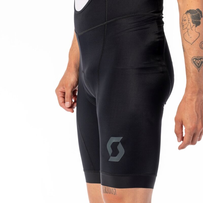 ENDURANCE +++ NEGRO / GRIS CULOTTE CORTO CON TIRANTES SCOTT 280331 - Imagen 4