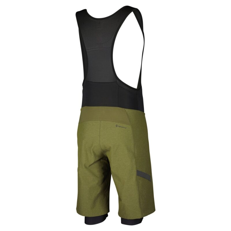 RC PRO HYBRID +++ VERDE FIR / NEGRO CULOTTE CORTO CON TIRANTES GRAVEL SCOTT 403882 - Imagen 2