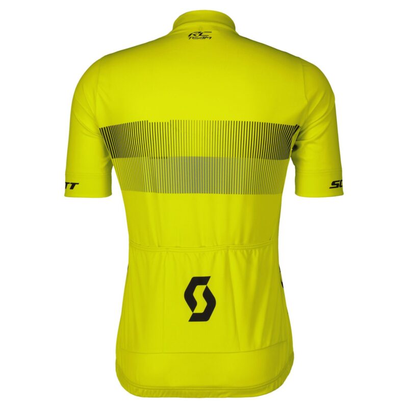 RC TEAM 10 SS AMARILLO / NEGRO MAILLOT MANGA CORTA SCOTT 403129 - Imagen 2