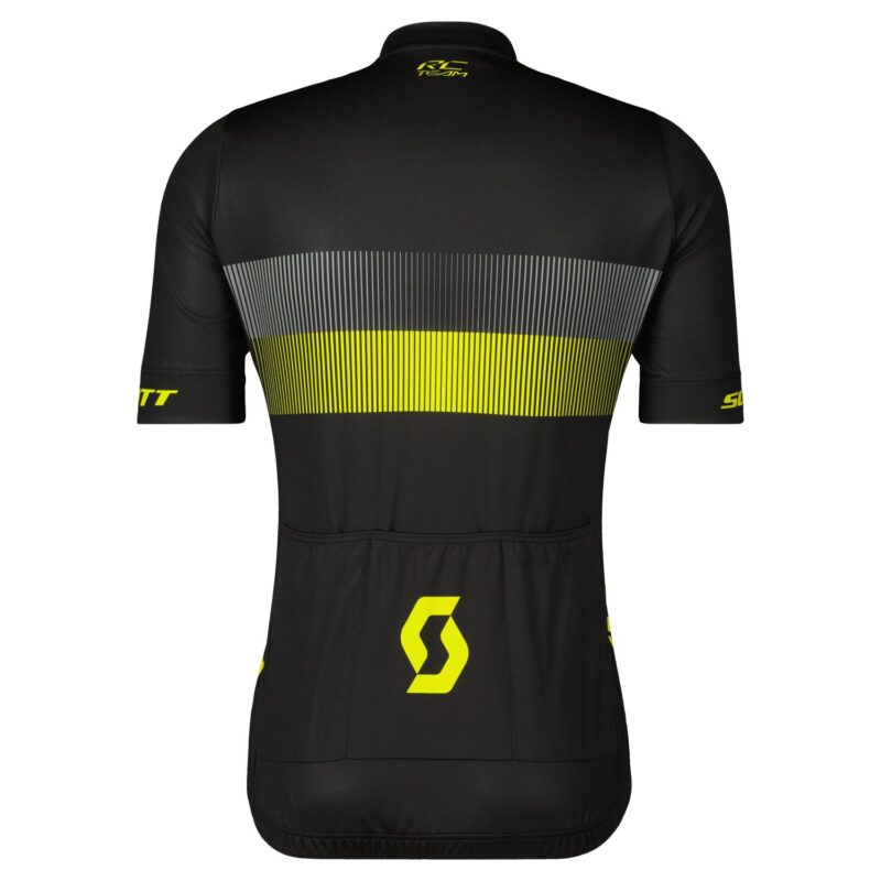 RC TEAM 10 SS NEGRO / AMARILLO MAILLOT MANGA CORTA SCOTT 403129 - Imagen 2