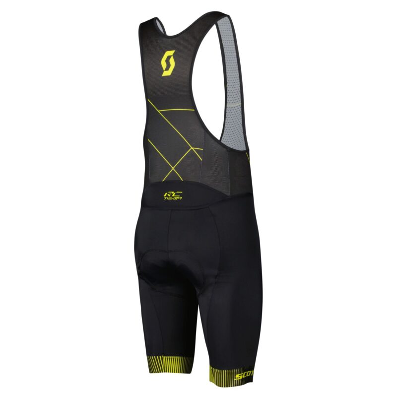 RC TEAM ++ NEGRO / AMARILLO CULOTTE CORTO CON TIRANTES 403132 - Imagen 2