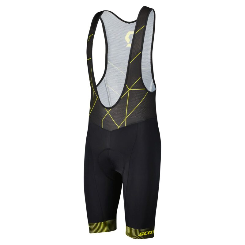 RC TEAM ++ NEGRO / AMARILLO CULOTTE CORTO CON TIRANTES 403132