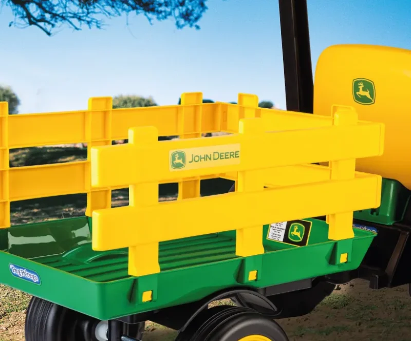 JOHN DEERE GROUND LOADER REMOLQUE PEG PEREGO JOHN DEERE STAKE-SIDE TRAILER IGTR0941 - Imagen 2