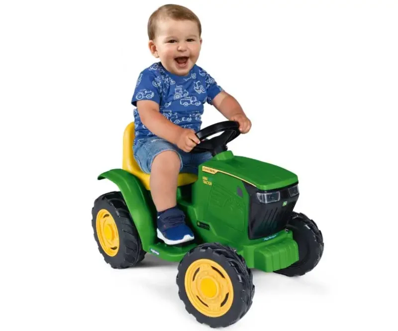 JOHN DEERE MINI TRACTOR DE BATERIA PEG PEREGO IGED1176 - Imagen 2