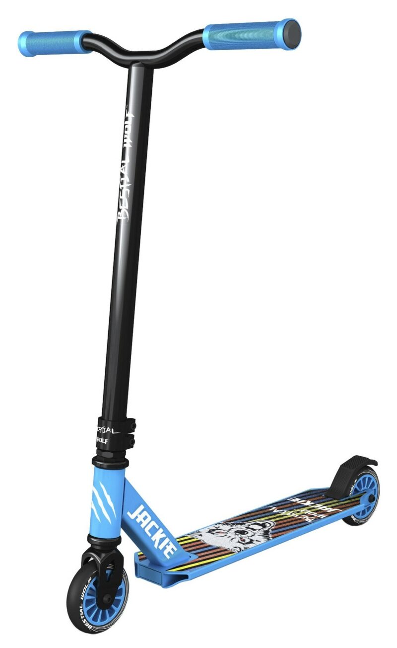 JACKIE PRO SCOOTER FREESTYLE AZUL / NEGRO PATINETE BESTIAL WOLF 230100