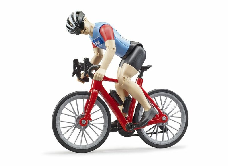 BICICLETA DE CARRETERA + CICLISTA BWOLRD BRUDER 63110 - Imagen 2