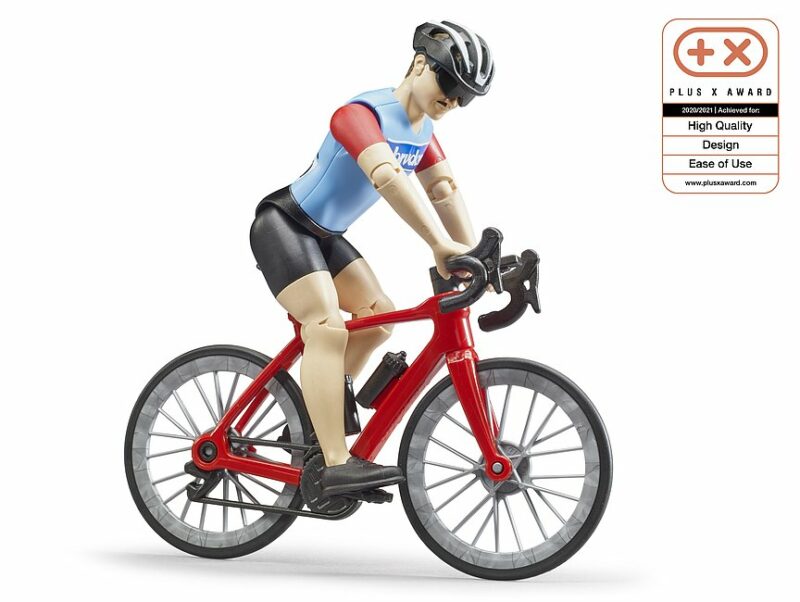 BICICLETA DE CARRETERA + CICLISTA BWOLRD BRUDER 63110 - Imagen 3