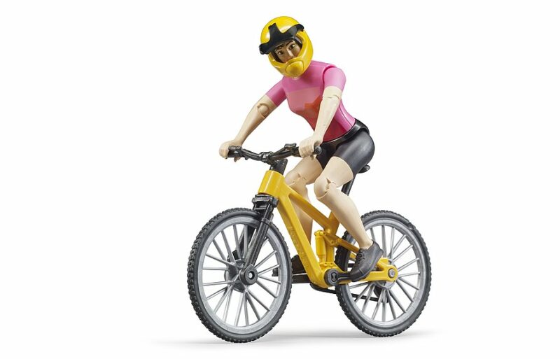 BICICLETA DE MONTAÑA + CICLISTA BWORLD BRUDER 63111 - Imagen 5