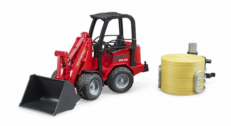 SCHAFFER 2630 CARGADOR AGRICOLA + PINZA DE ROLLOS BRUDER 02192 - Imagen 2