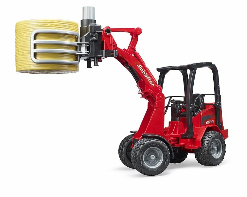 SCHAFFER 2630 CARGADOR AGRICOLA + PINZA DE ROLLOS BRUDER 02192 - Imagen 3