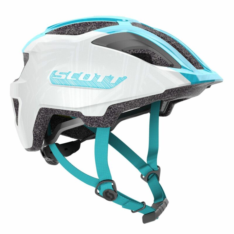 SPUNTO JUNIOR BLANCO PERLADO AZUL BREEZE CASCO SCOTT 2752326931