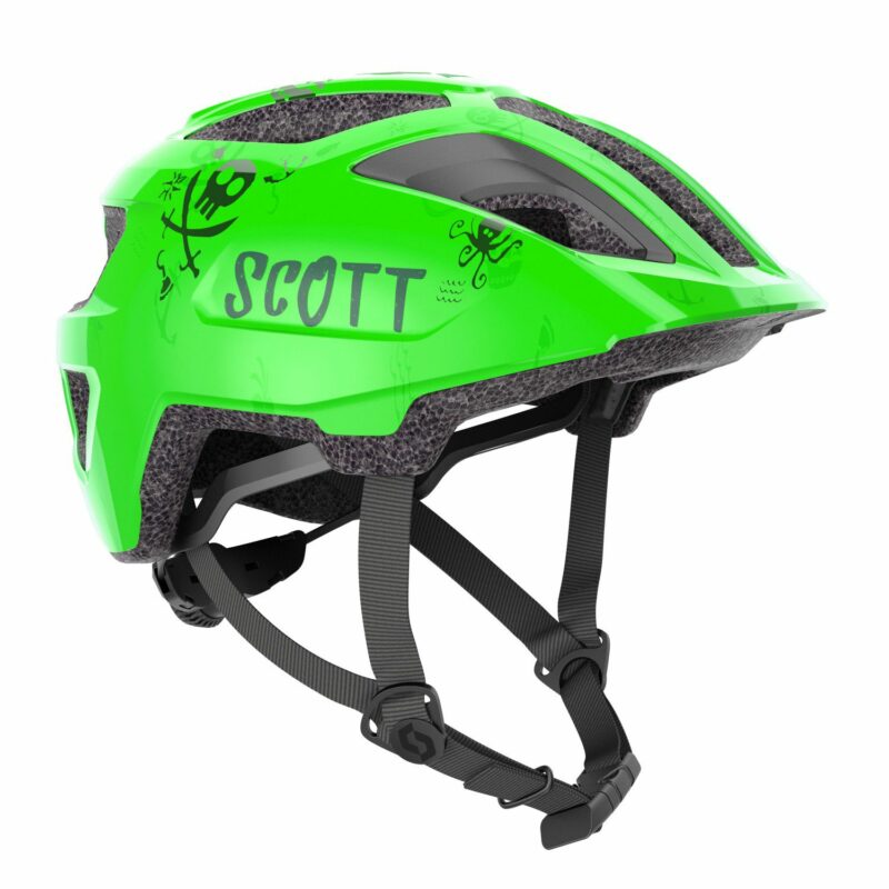 SPUNTO KID VERDE FLUOR CASCO SCOTT 2752355407