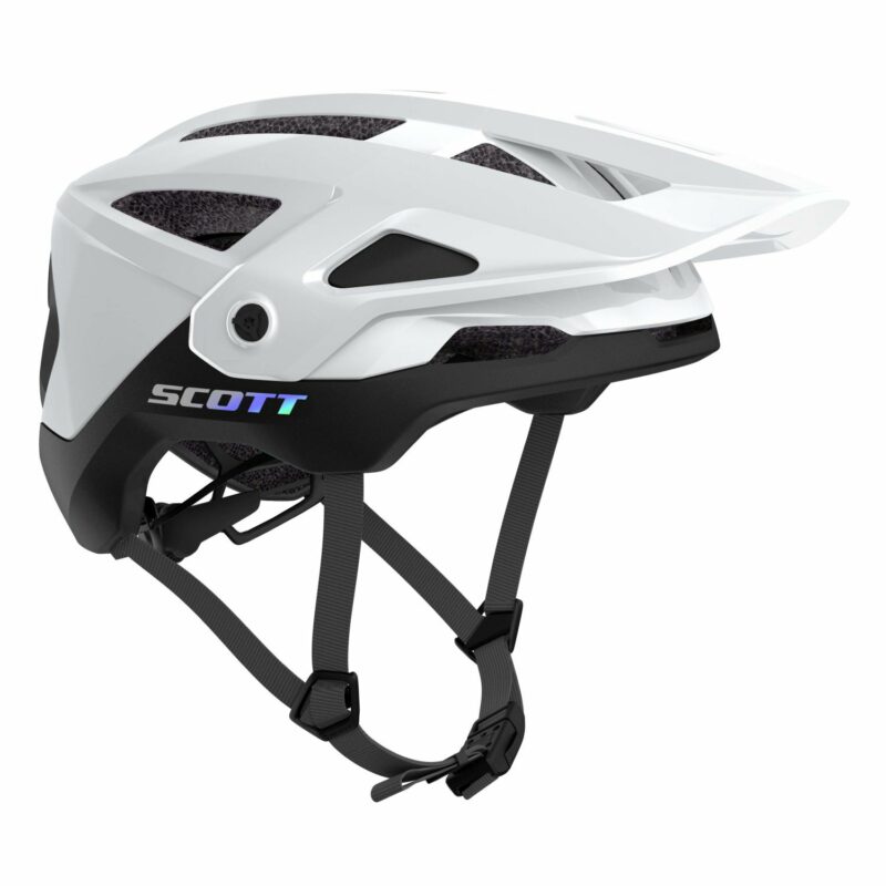 STEGO BLANCO GLOSSY / NEGRO CASCO BICICLETA SCOTT 280408