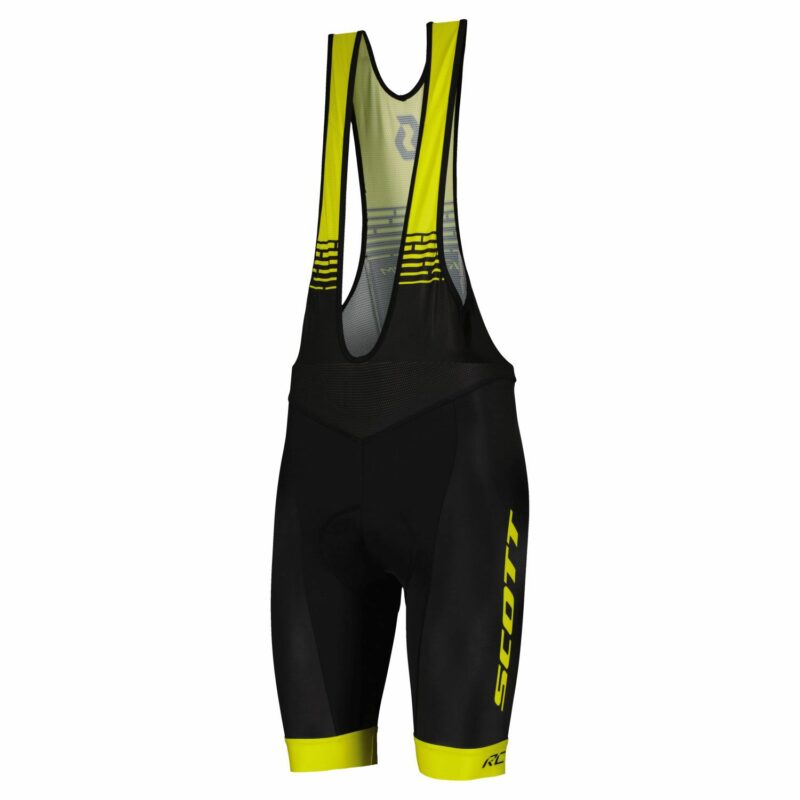 MS RC TEAM ++ NEGRO AMARILLO CULOTTE CORTO CON TIRANTES SCOTT 288693