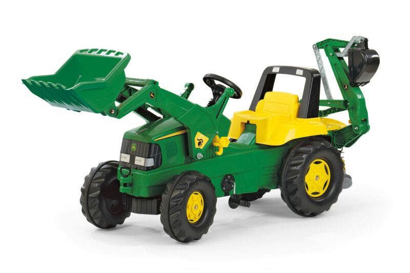 JOHN DEERE ROLLY JUNIOR RETROESCAVADORA A PEDALES ROLLY TOYS 811076