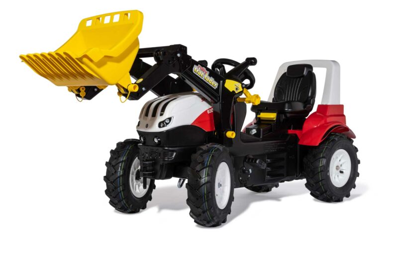 STEYR 6300 TERRUS CON PALA ROLLY FARMATRAC PREMIUM II TRACTOR A PEDALES ROLLY TOYS 730025