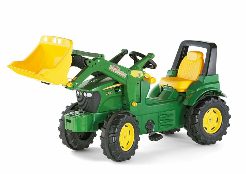 JOHN DEERE 7930 CON PALA ROLLY FARMTRAC PREMIUM TRACTOR A PEDALES ROLLY TOYS 710027