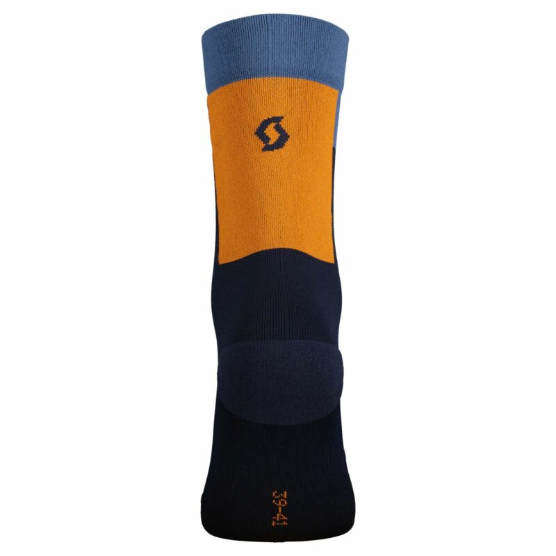 CALCETIN BLOCK STRIPE CREW AZUL DARK / NARANJA BRAZE SCOTT 409453 - Imagen 4