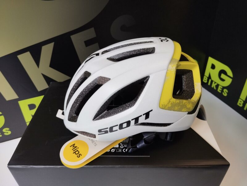 CENTRIC PLUS BLANCO / AMARILLO CASCO SCOTT 280405 - Imagen 4