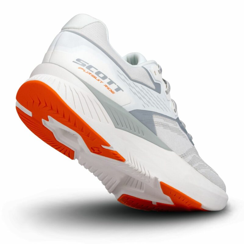 WS PURSUIT RIDE BLANCAS / NARANJA GLOW ZAPATILLAS SCOTT RUNNING ASFALTO CHICA 411078 - Imagen 2