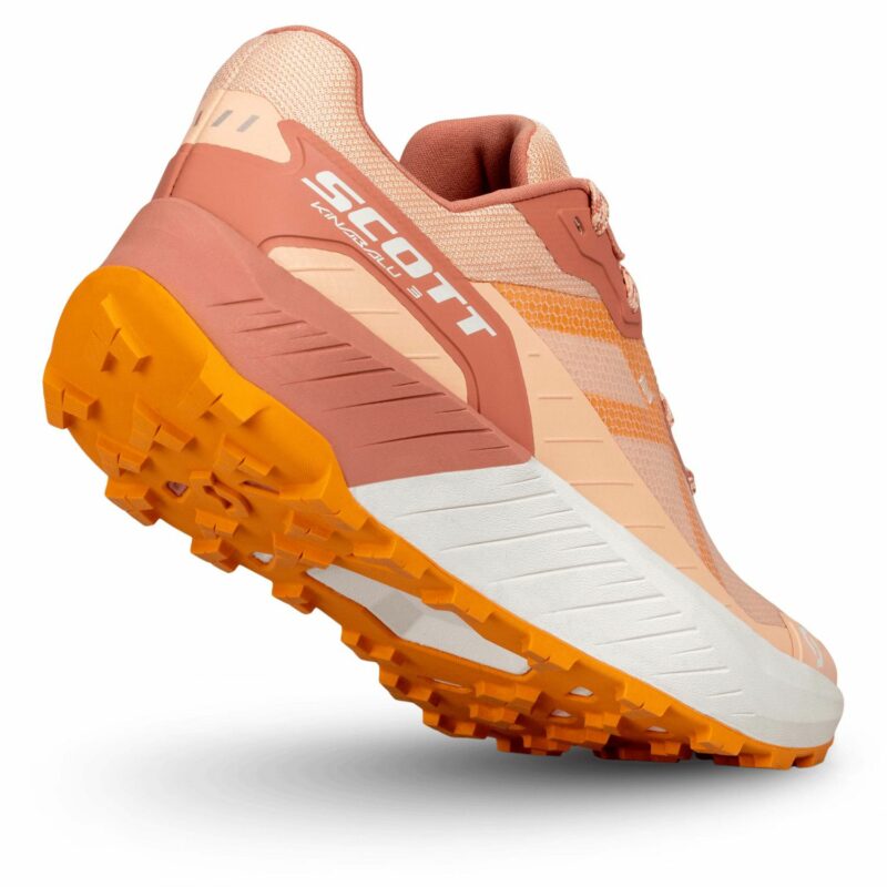 WS KINABALU 3 NARANJA PALE / ROJO TERRA ZAPATILLAS RUNNING SCOTT CHICA 417787 - Imagen 2