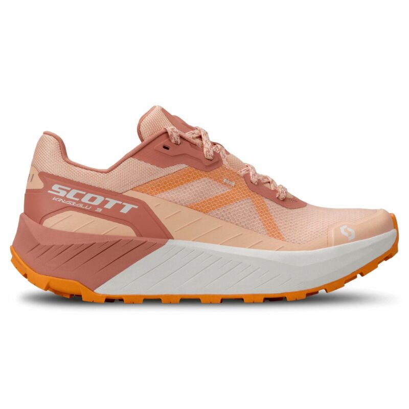 WS KINABALU 3 NARANJA PALE / ROJO TERRA ZAPATILLAS RUNNING SCOTT CHICA 417787 - Imagen 6