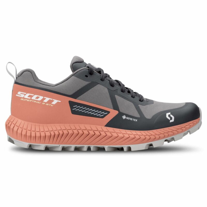 WS SUPERTRAC 3 GTX GRIS SLETE / ROJO TERRA GORE-TEX ZAPATILLAS CHICA SCOTT RUNNING 287823 - Imagen 7