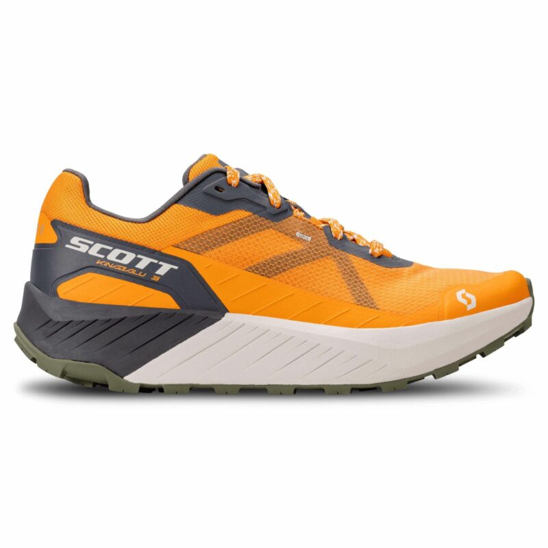 KINABALU 3 NARANJAS FLASH / GRIS DARK ZAPATILLAS SCOTT RUNNING 417780 - Imagen 7