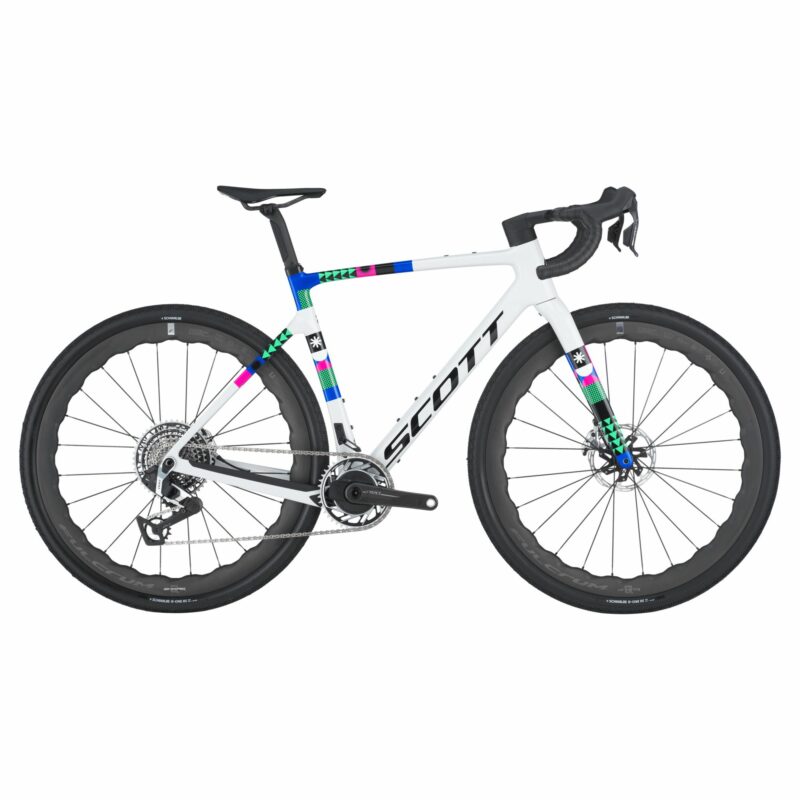 ADDICT GRAVEL RC BLANCO BELUGA BICICLETA GRAVEL SCOTT 423204 (Nuevo Modelo 2025)