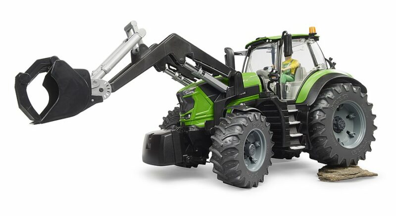 DEUTZ 8280 TTV + PALA FRONTAL TRACTOR BRUDER 03161 - Imagen 3