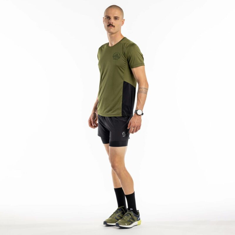 ENDURANCE TECH VERDE FIR / NEGRA CAMISETA MANGA CORTA TRAIL RUNNING SCOTT 403248 - Imagen 5
