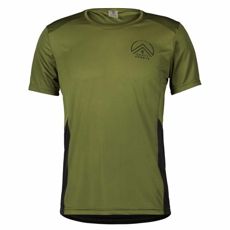 ENDURANCE TECH VERDE FIR / NEGRA CAMISETA MANGA CORTA TRAIL RUNNING SCOTT 403248