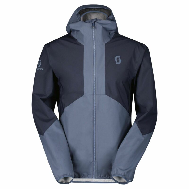 EXPLORAIR LIGHT DRYO 2.5 LAYER AZUL DARK / AZUL METAL CHAQUETA IMPERMEABLE TRAIL RUNNING SCOTT 404112