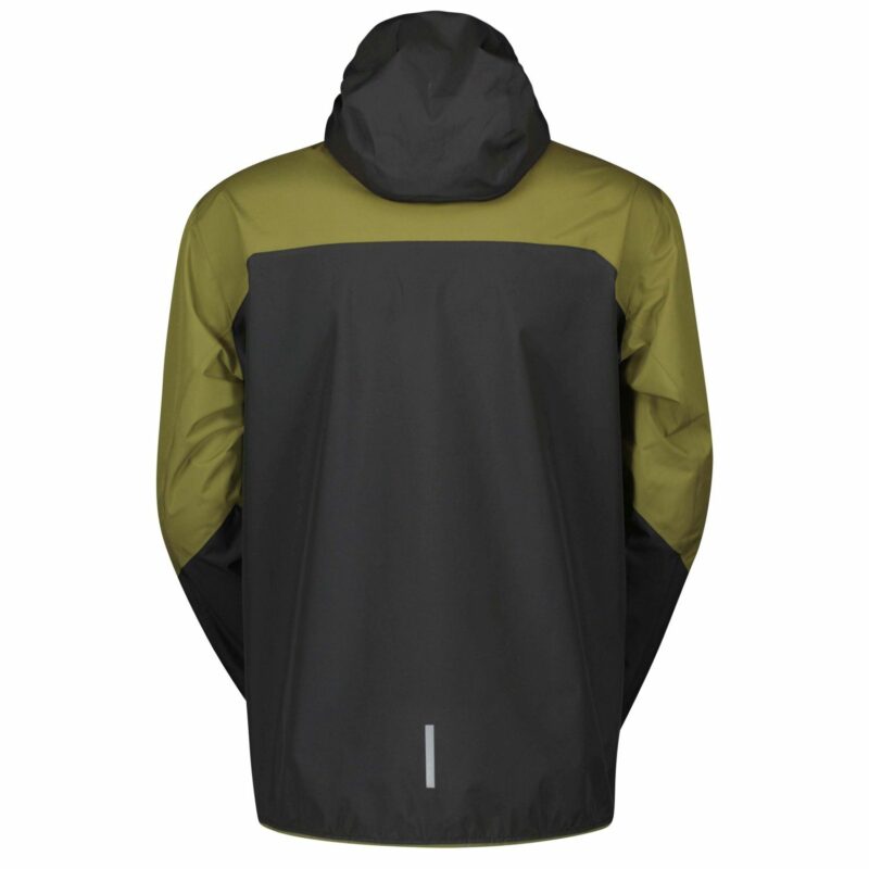 EXPLORAIR LIGHT DRYO 2.5 LAYER NEGRA / VERDE FIR CHAQUETA IMPERMEABLE TRAIL RUNNING SCOTT 404112 - Imagen 2