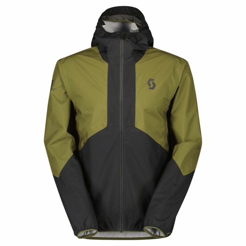 EXPLORAIR LIGHT DRYO 2.5 LAYER NEGRA / VERDE FIR CHAQUETA IMPERMEABLE TRAIL RUNNING SCOTT 404112