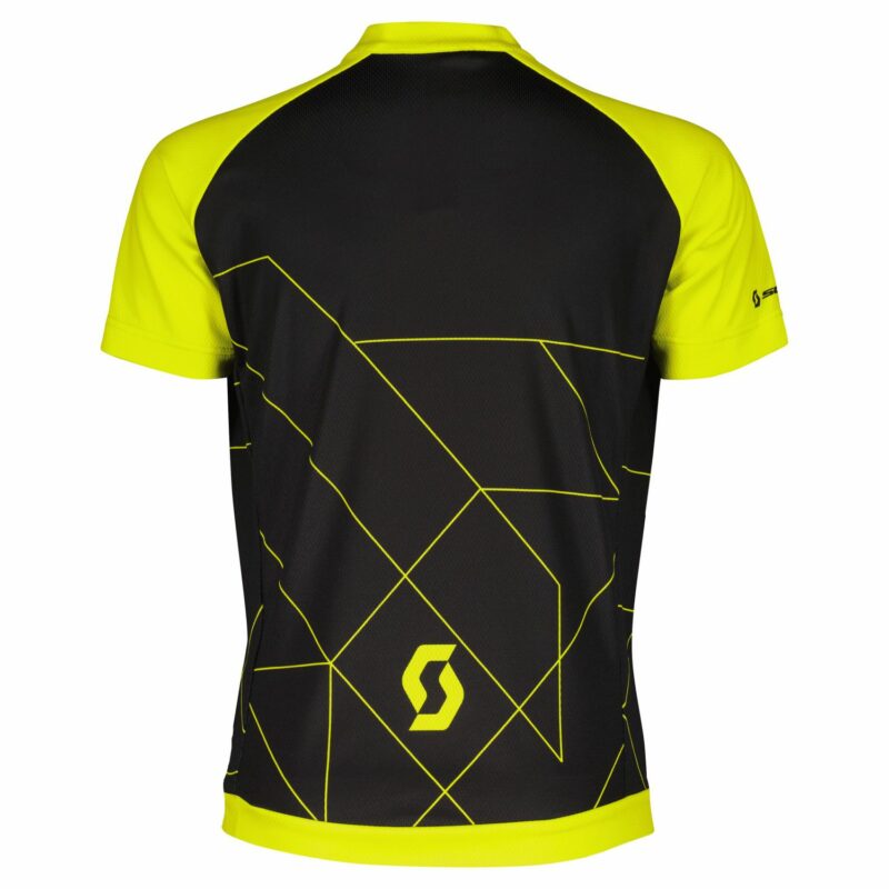 JR RC TEAM NEGRO / AMARILLO MAILLOT MANGA CORTA JUNIOR SCOTT 403973 - Imagen 2