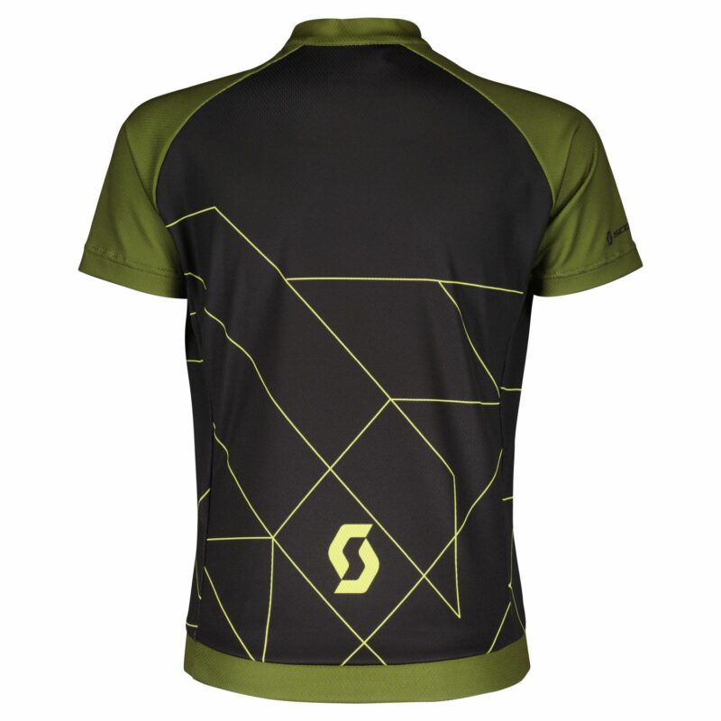 JR RC TEAM NEGRO / VERDE FIR MAILLOT MANGA CORTA JUNIOR SCOTT 403973 - Imagen 2