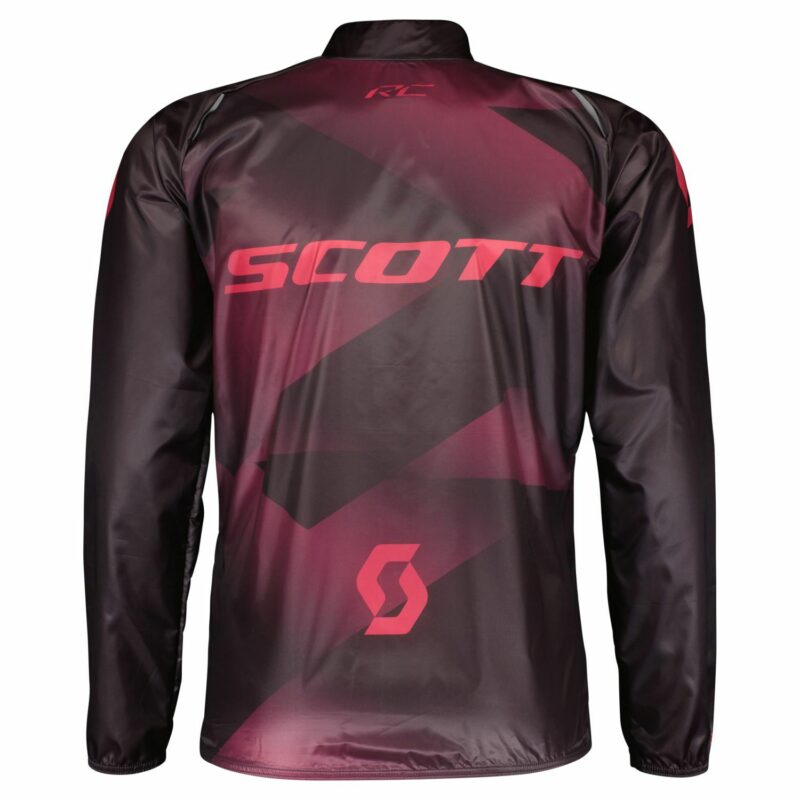 JR RC WB VIOLETA DARK / ROSA CARMINE CHAQUETA IMPERMEABLE CORTAVIENTOS JUNIOR SCOTT 289445 - Imagen 2